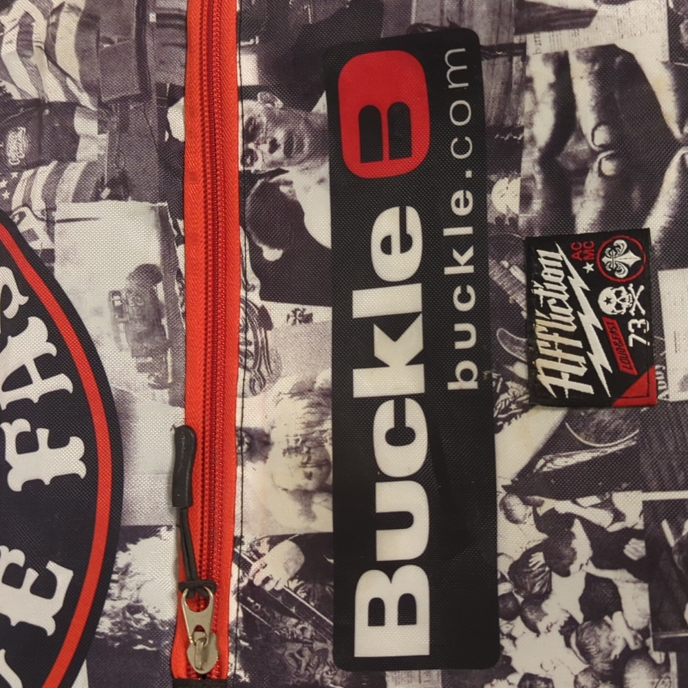 Affliction Live Fast Drawstring Bag - image 4